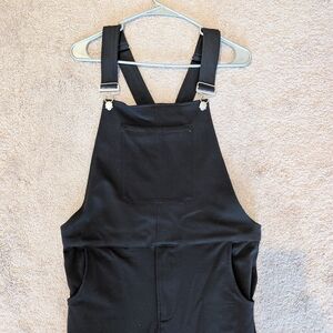 Swoveralls Black - Women's Sweatpant Overalls